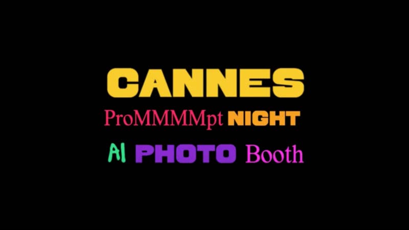 Cannes AI Photobooth